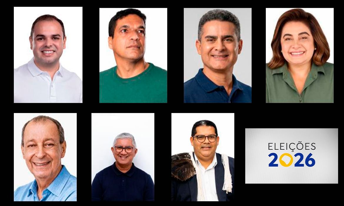 Sete candidatos concorrem ao governo do Amazonas; veja quem são