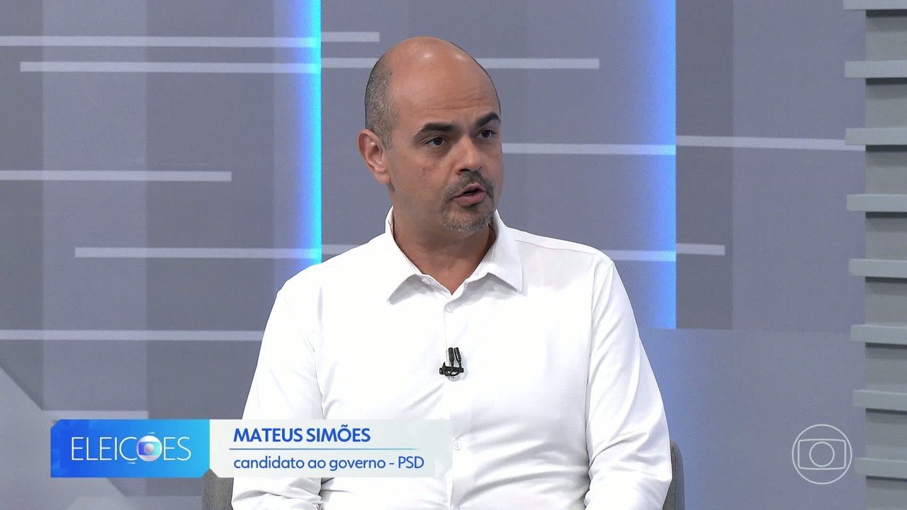Mateus Simões participa de entrevista no MG1; veja ÍNTEGRA e tema por tema
