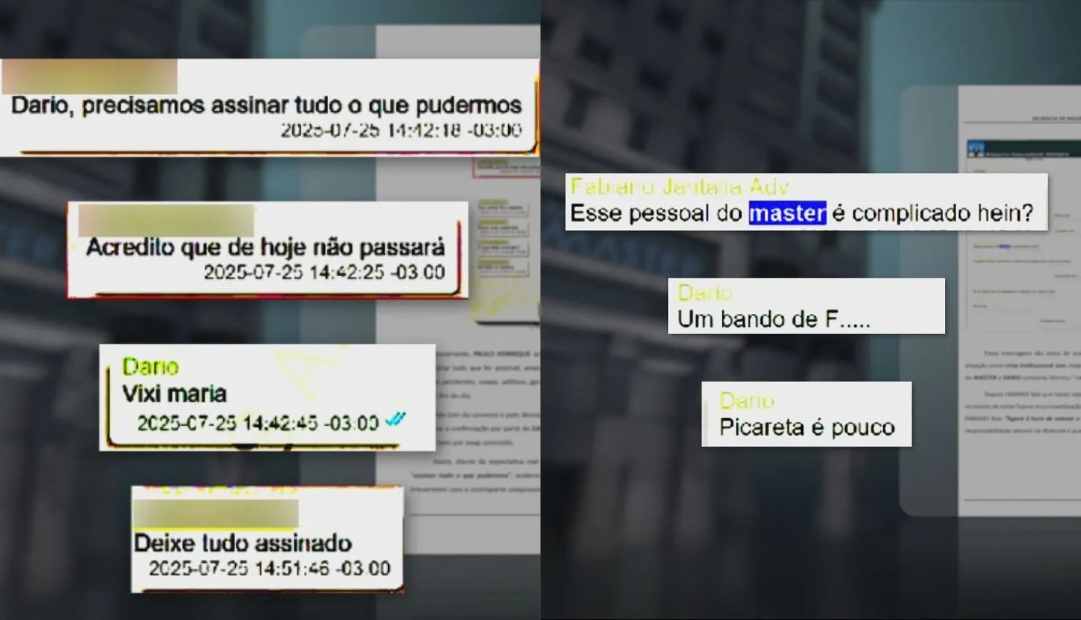 Ex-dirigentes do BRB ignoraram alertas sobre o Banco Master, apontam mensagens obtidas pela PF