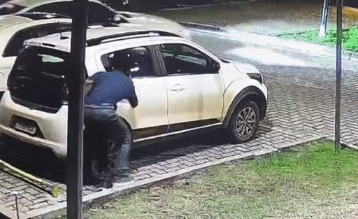 Homem é preso suspeito de furtar objetos de dentro de carros em BH