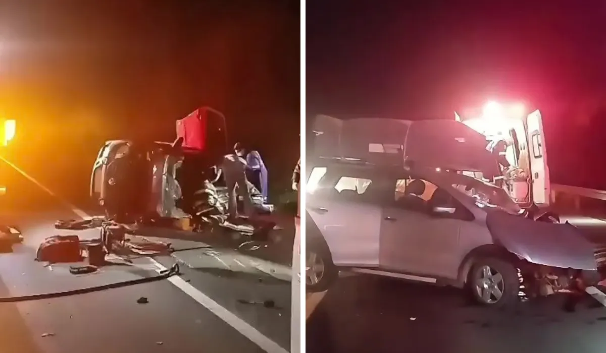 Colisão frontal deixa sete feridos em rodovia de Itapira