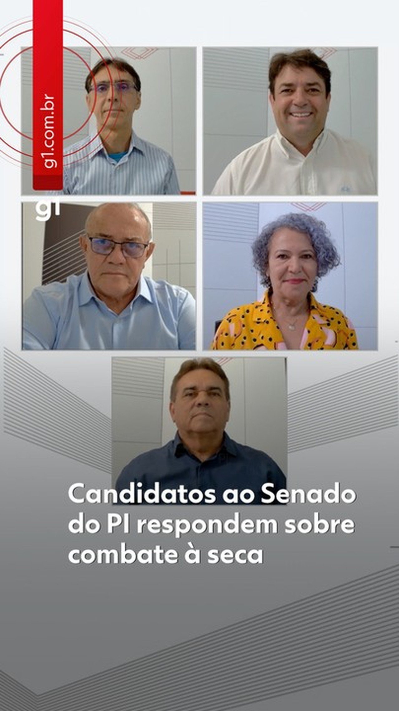 Debate no g1: candidatos ao Senado no PI discutem redução da maioridade penal, facções como grupos terroristas e geração de emprego