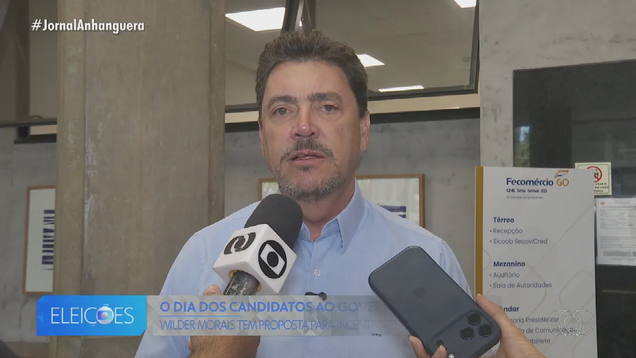 Eleições 2026: Wilder Morais promete incentivar o primeiro emprego