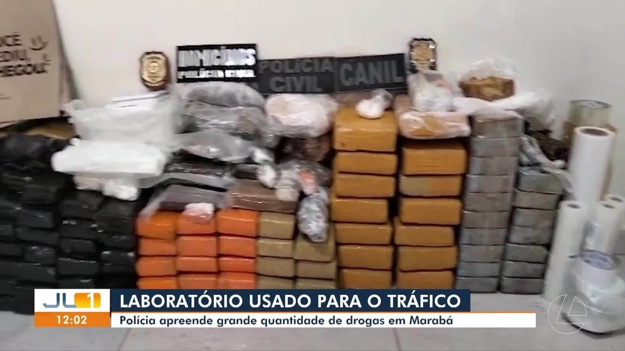 Polícia encontra imóveis usados como laboratórios de drogas com cocaína, maconha e crack em Marabá