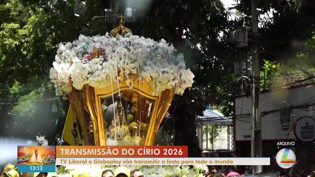 TV Liberal e g1 realizam transmissão  do Círio de Nazaré 2026 com novidades; saiba como acompanhar 