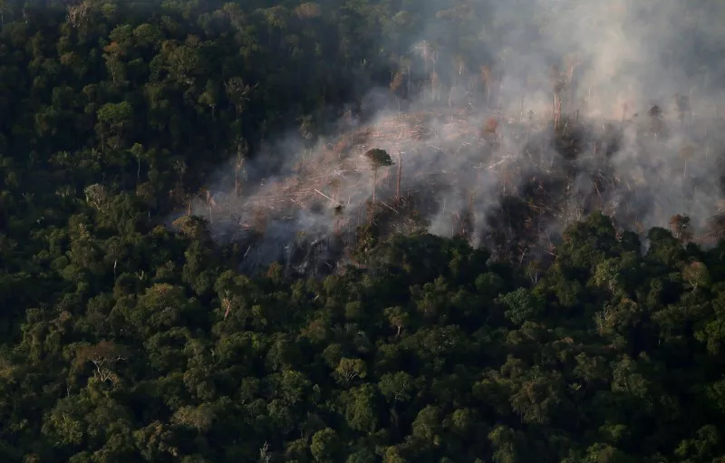 Fumaça de queimadas impede pouso de voo em Itaituba, no Pará