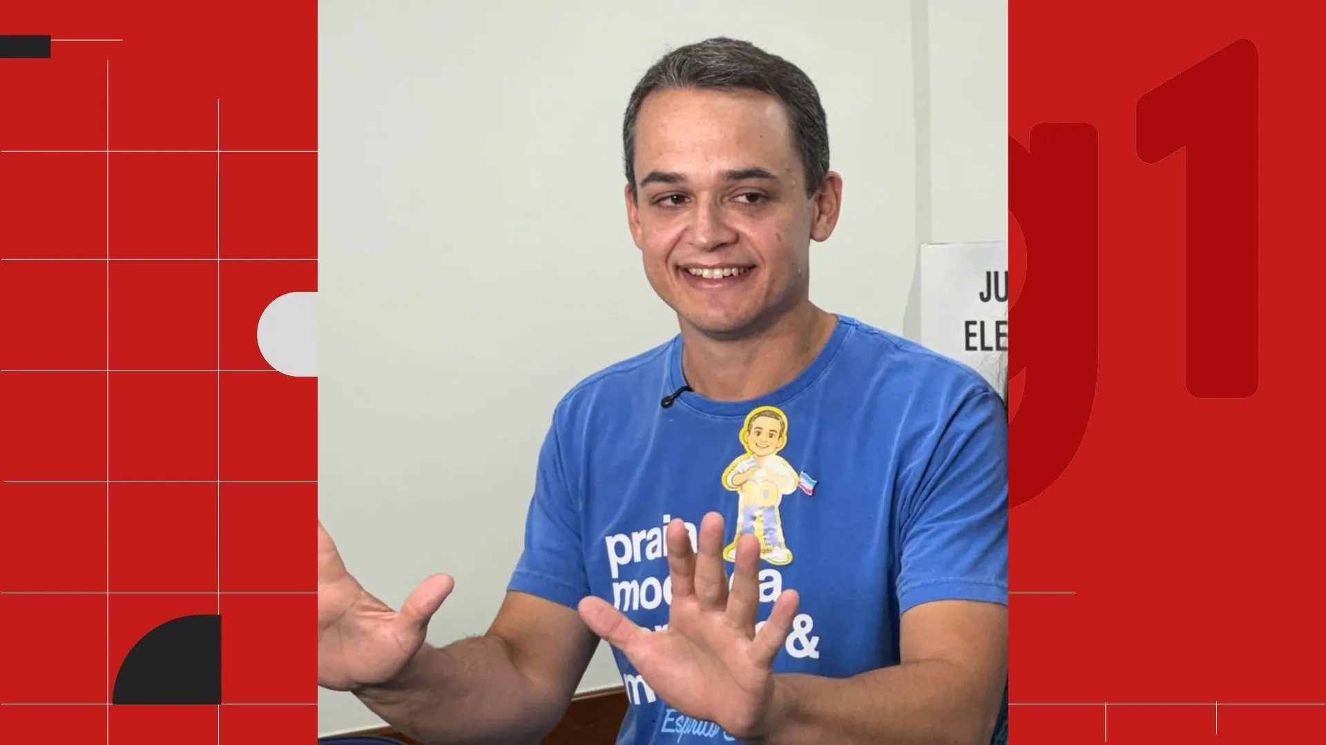 Lorenzo Pazolini (Republicanos) vota em Vitória