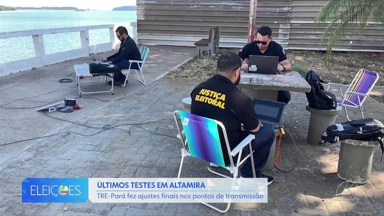 Justiça Eleitoral faz últimos testes para transmissão de votos em áreas remotas de Altamira